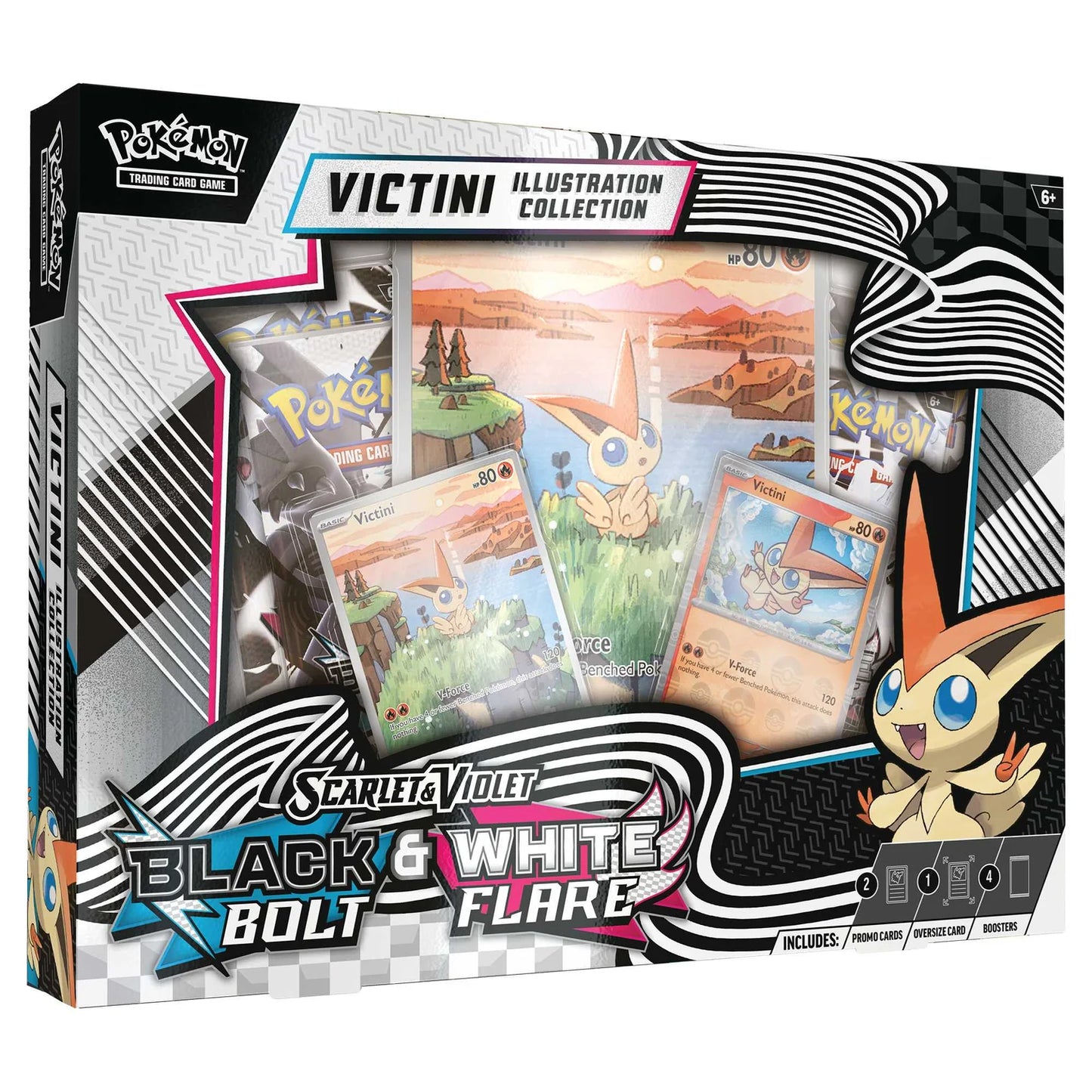 Pokémon TCG: Black Bolt & White Flare Unova Victini Illustration Collection