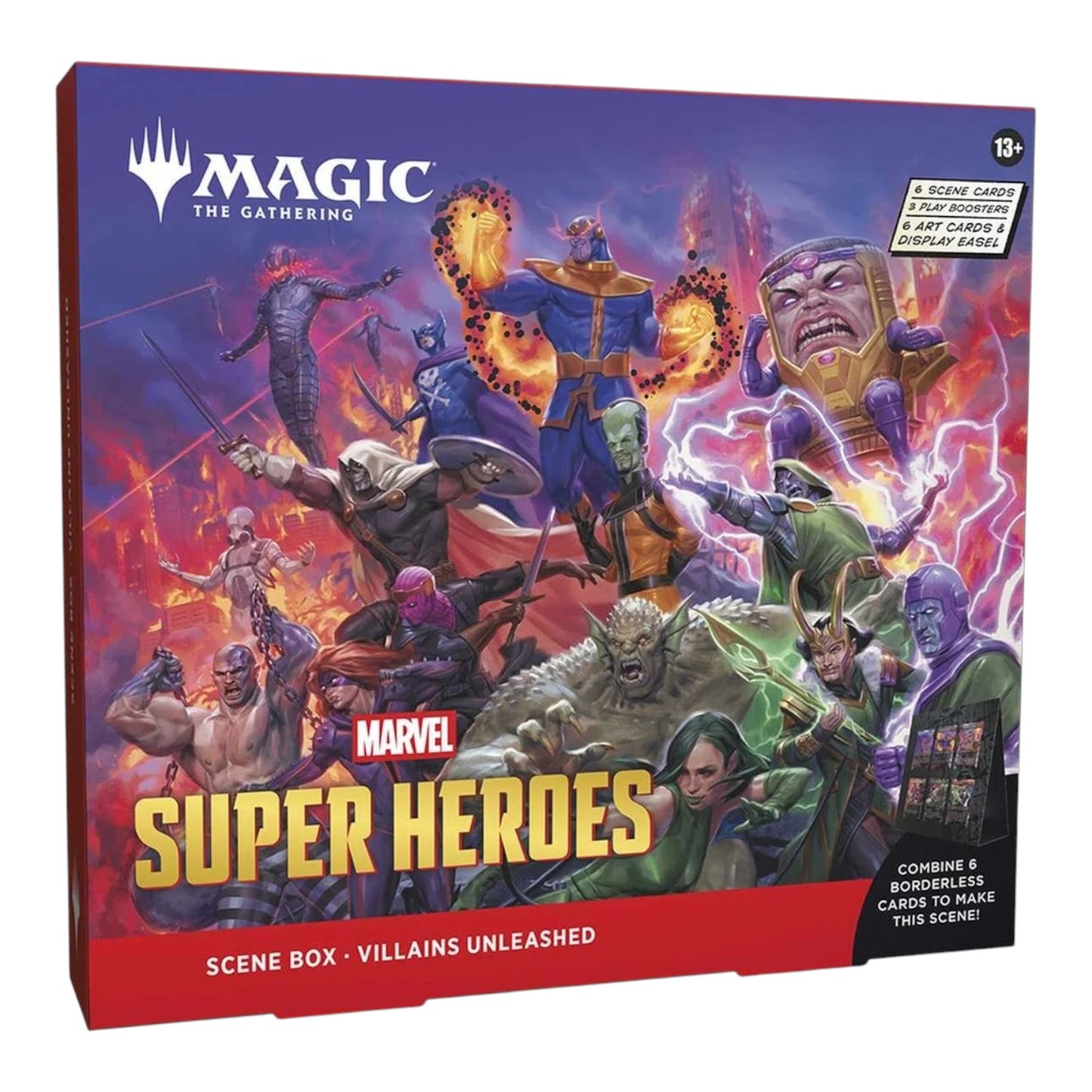 RichRevived Magic: The Gathering Marvel Super Heroes Villains Unleashed scene box featuring Doctor Doom and villains.