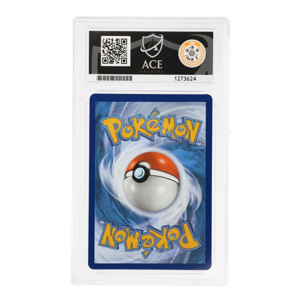RichRevived graded Origin Forme Palkia V Pokemon card back in an ACE 9 Mint slab with certification number 1273624