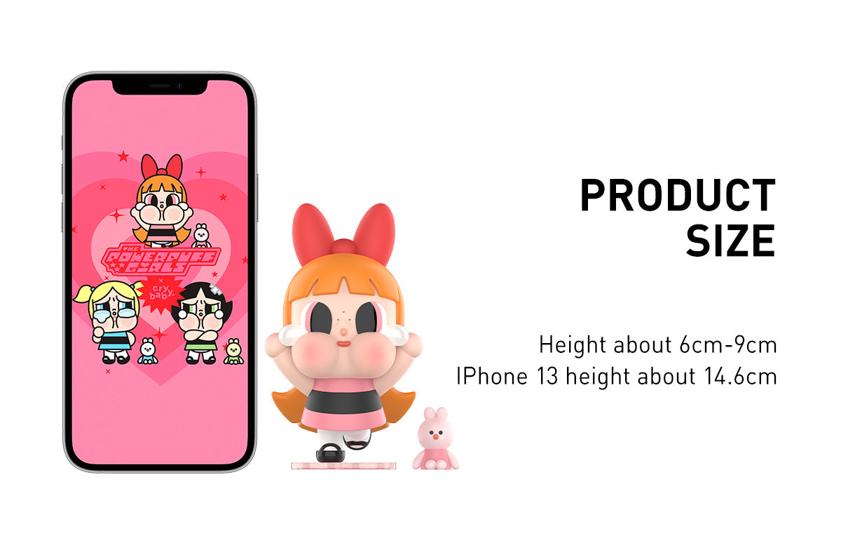 CRYBABY x Powerpuff Girls Series scale reference
