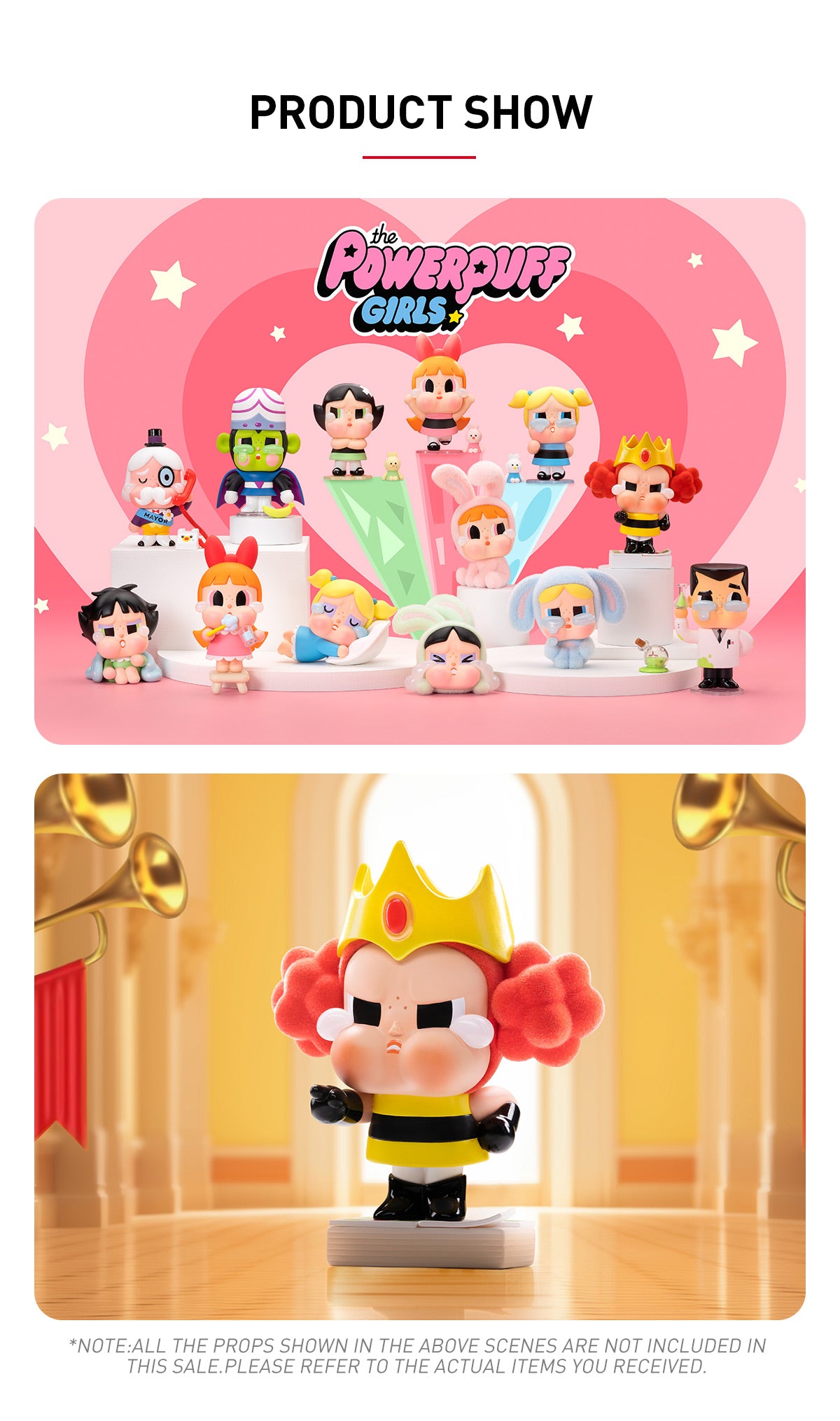 CRYBABY x Powerpuff Girls Series packaging