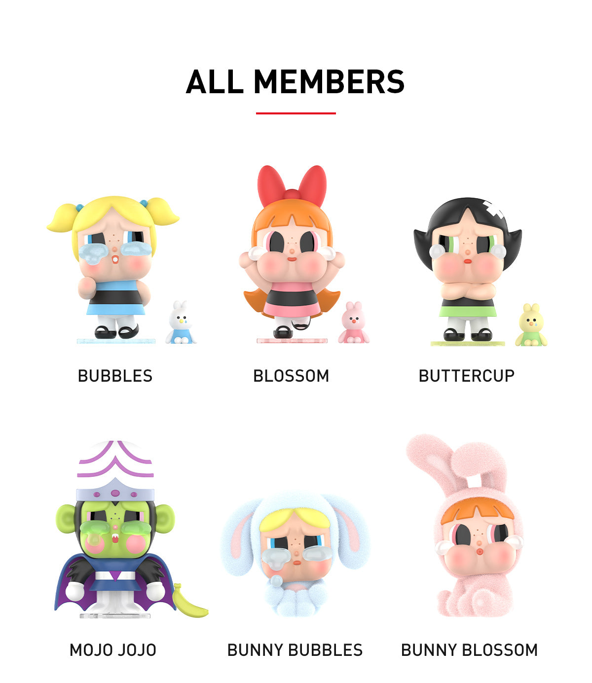 CRYBABY x Powerpuff Girls Series detail