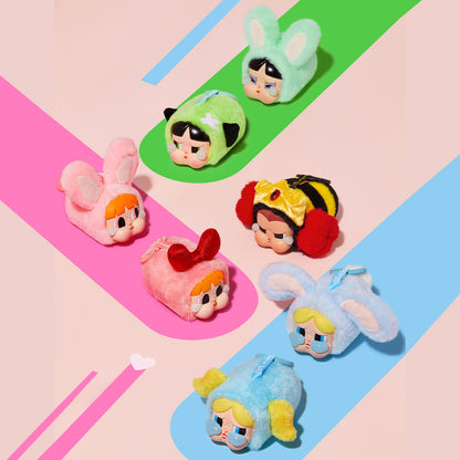 CRYBABY x Powerpuff Girls vinyl face plush design