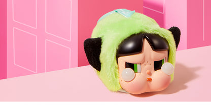 CRYBABY x Powerpuff Girls vinyl face plush detail
