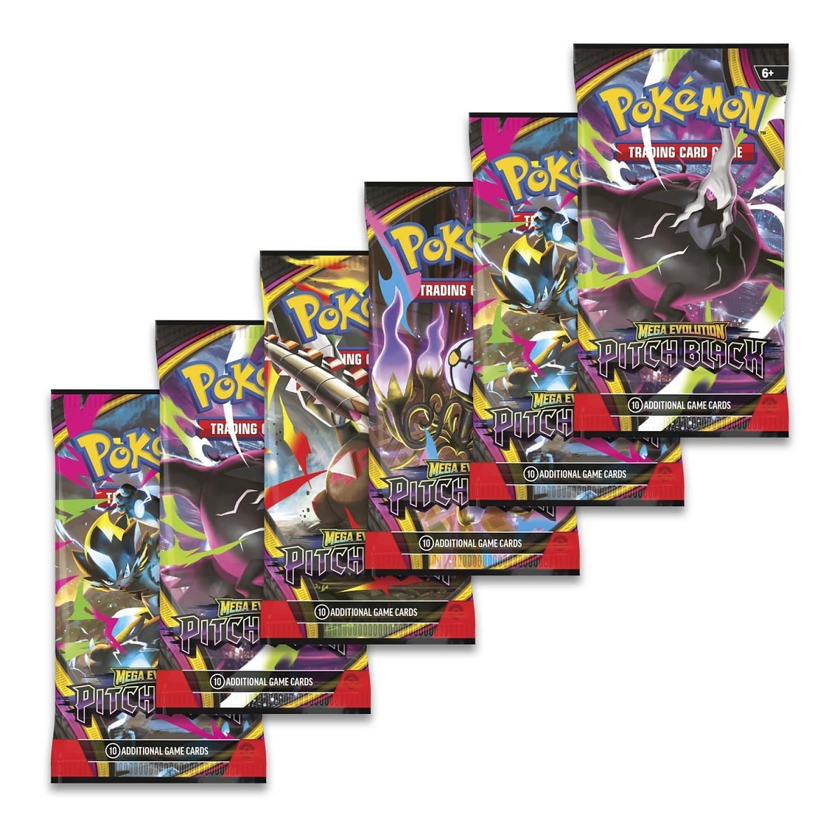 Pokémon TCG: Pitch Black Booster Packs (x6) - Opened Live or Sent Sealed