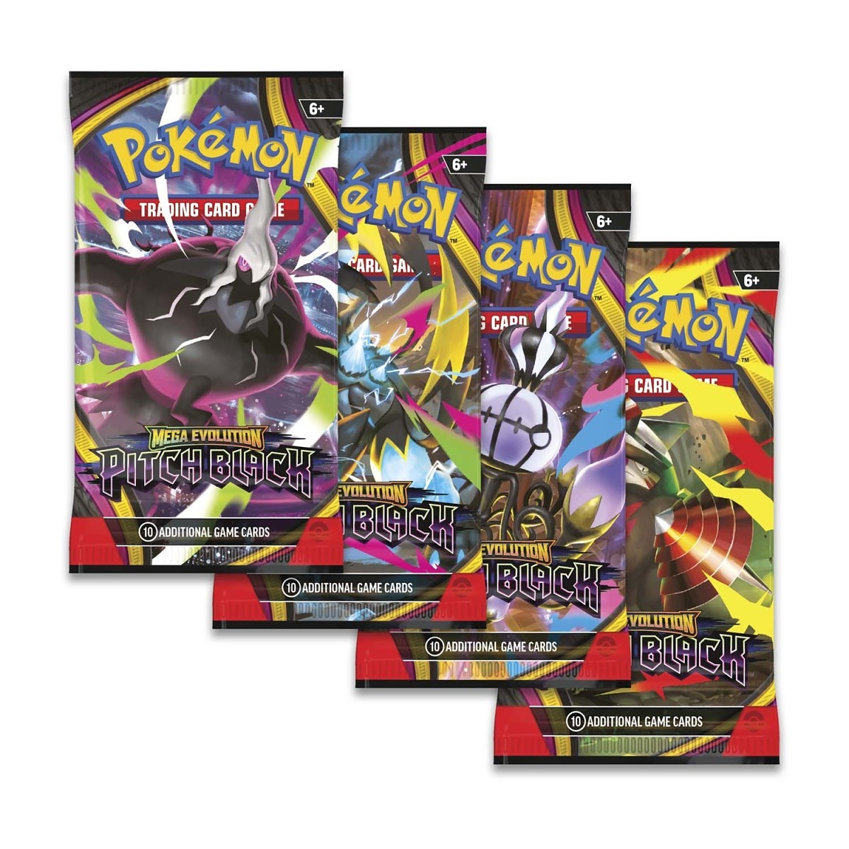 Pokémon TCG: Pitch Black Booster Packs (x4) - Opened Live or Sent Sealed