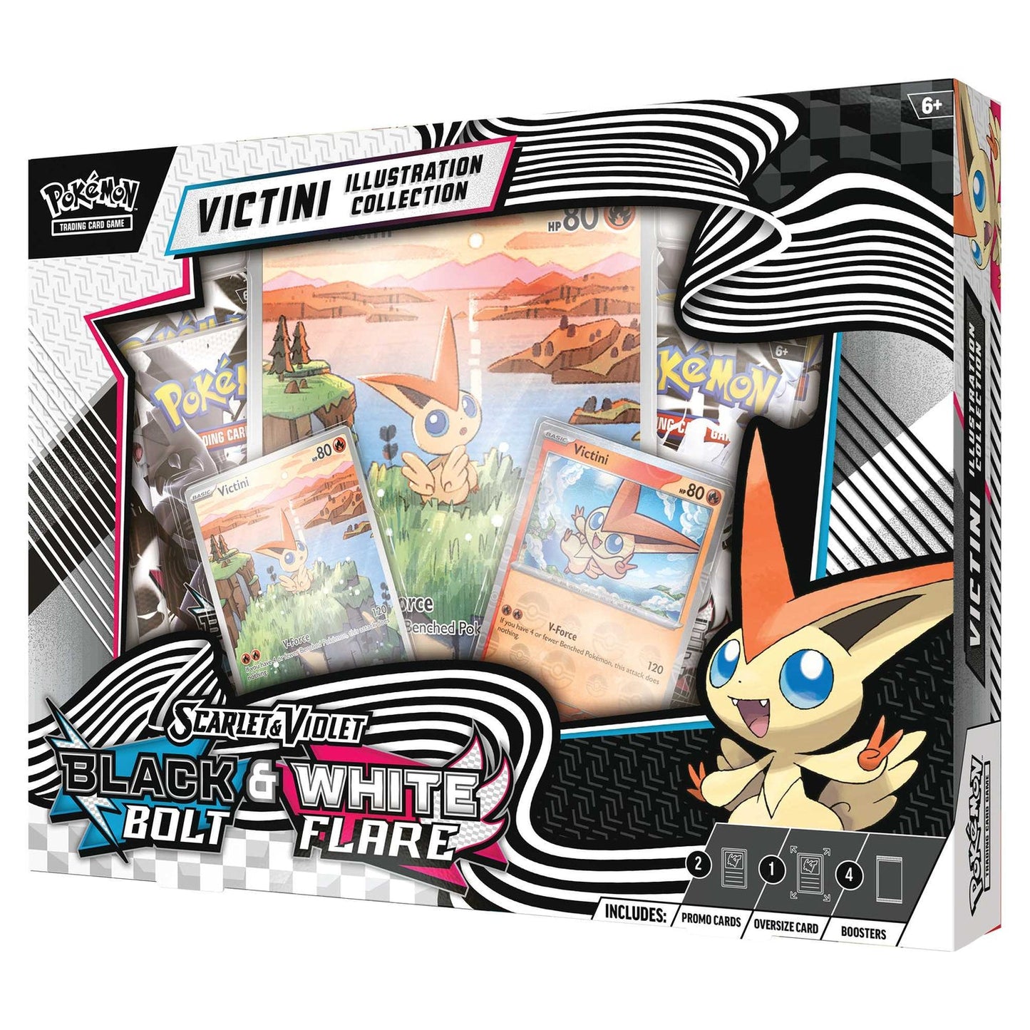 Pokémon TCG: Black Bolt & White Flare Unova Victini Illustration Collection