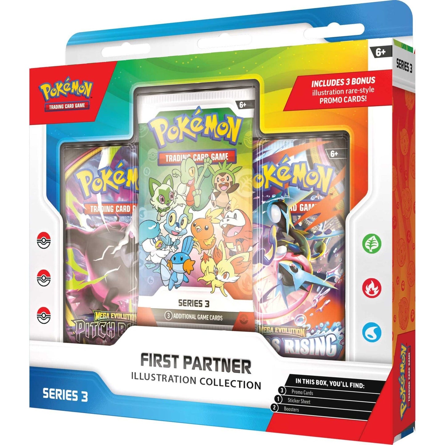 Pokémon TCG First Partner Illustration Collection Series 3 angled view