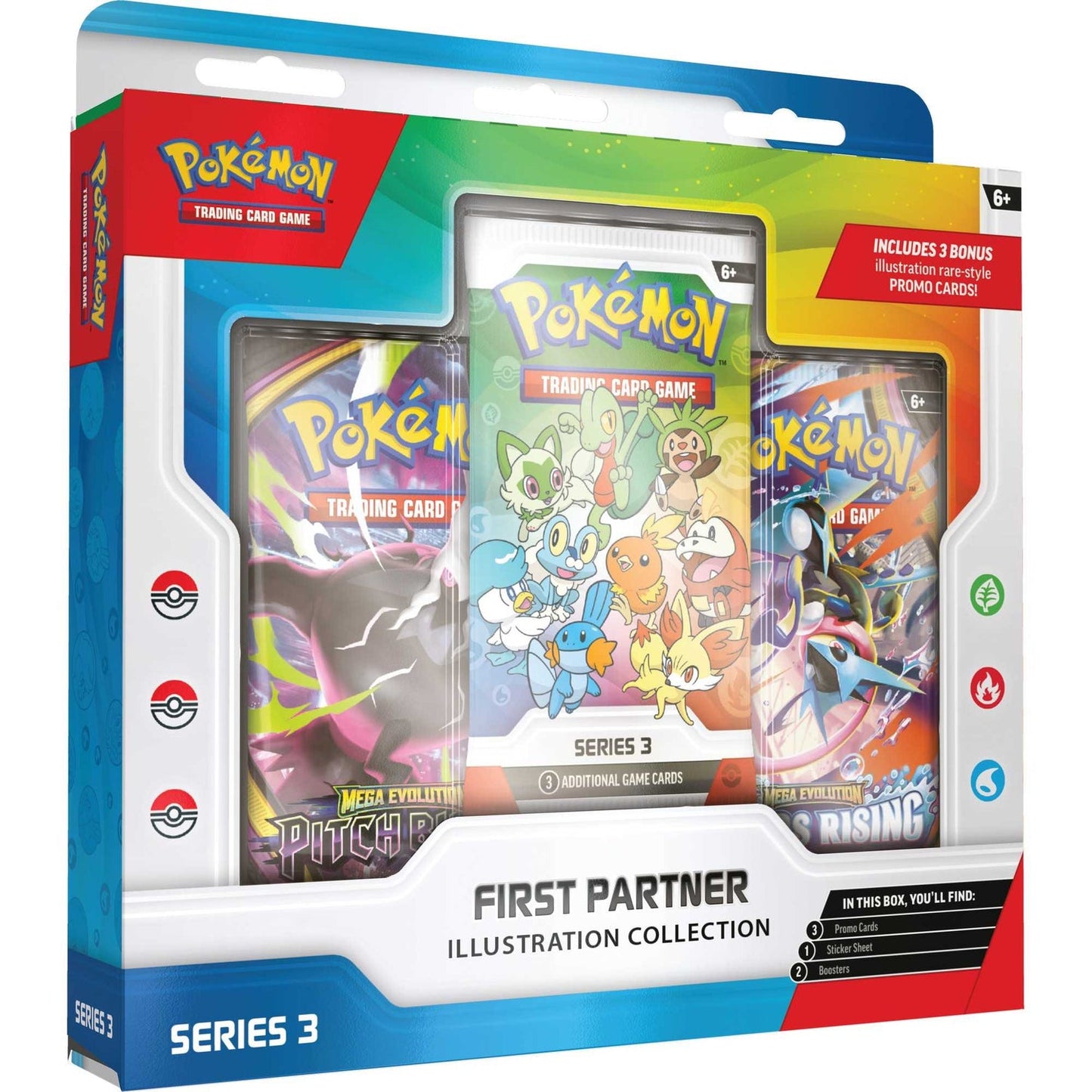 Pokémon TCG First Partner Illustration Collection Series 3 front view