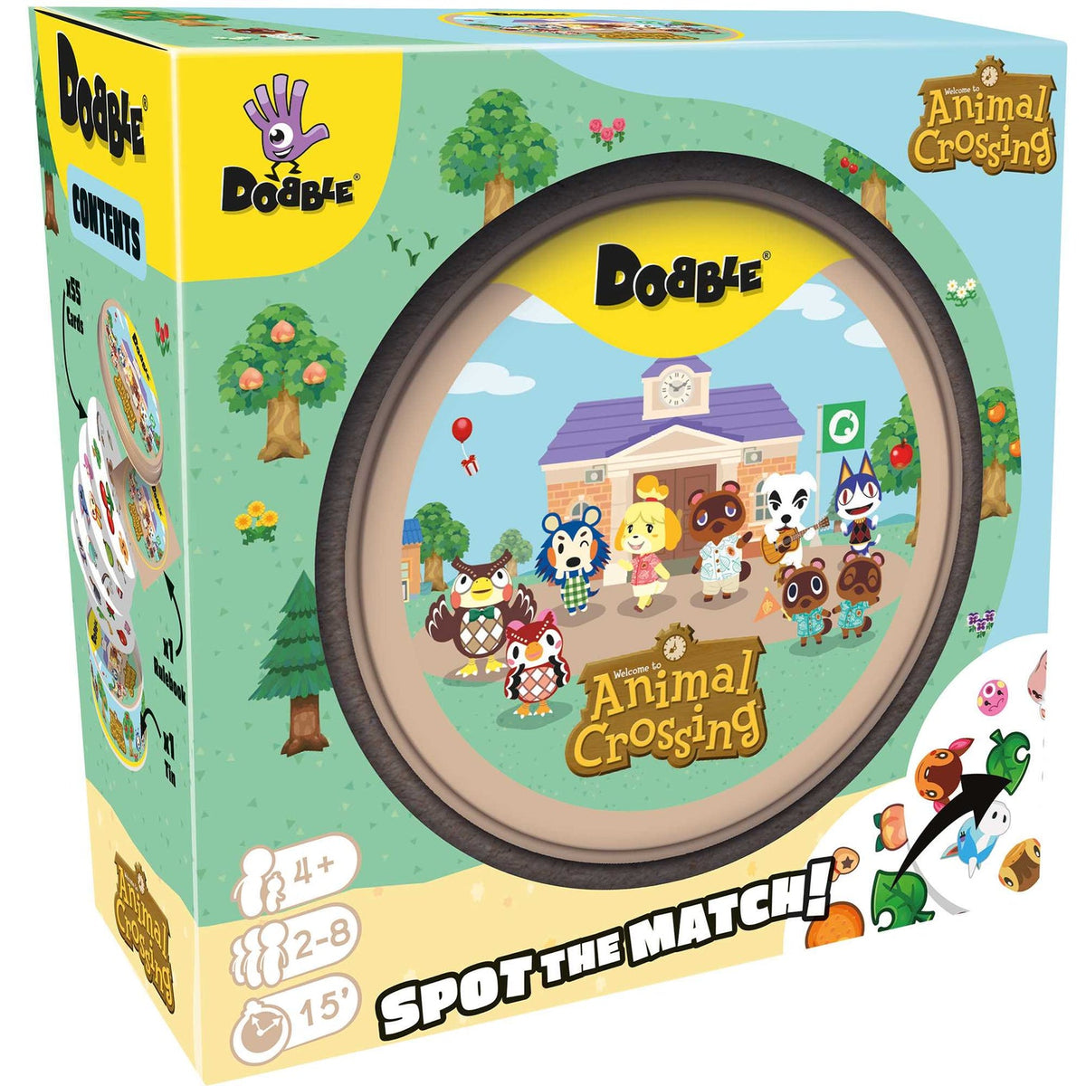 Animal Crossing Dobble card game, additional view