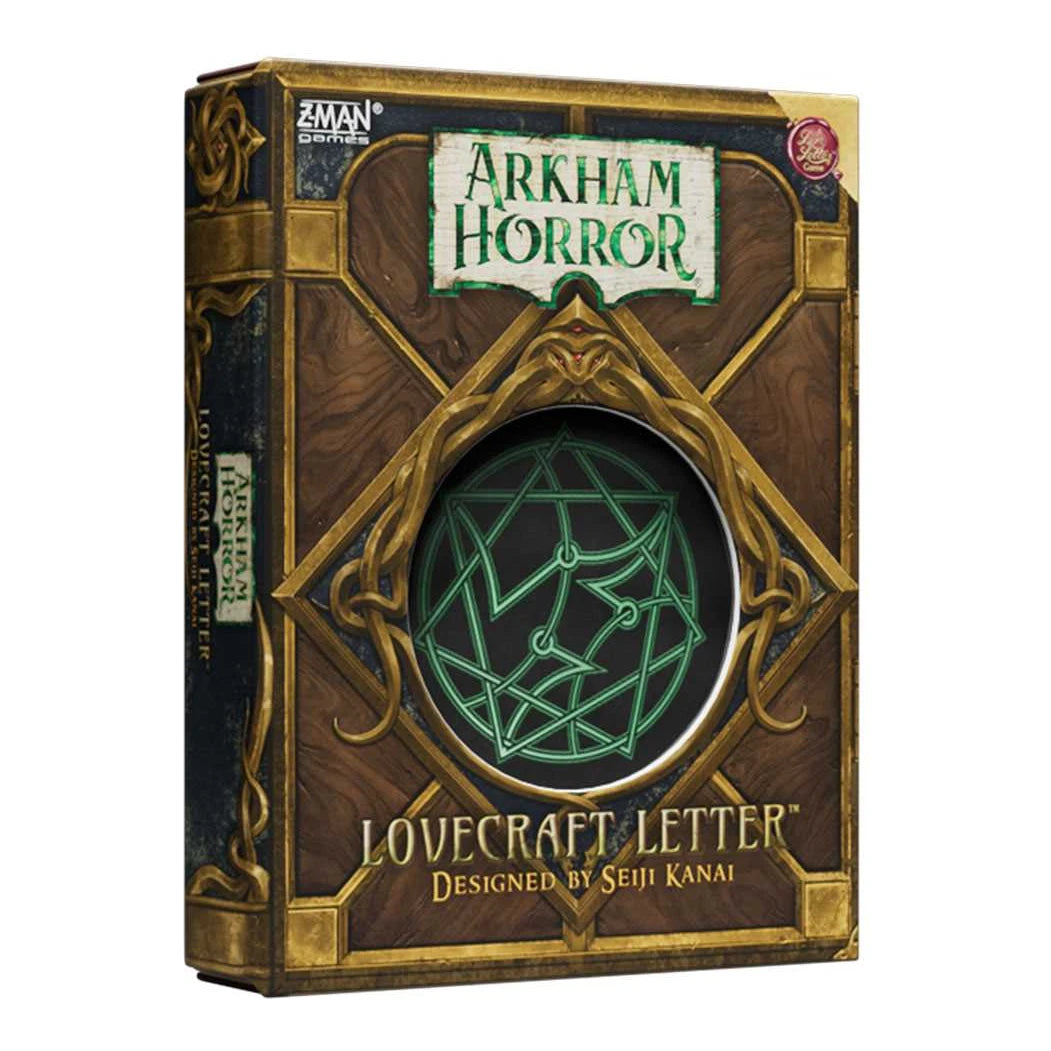 Arkham Horror Lovecraft Letter deduction card game box by Z-Man Games