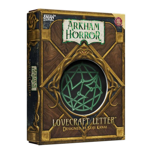Arkham Horror Lovecraft Letter deduction card game box by Z-Man Games