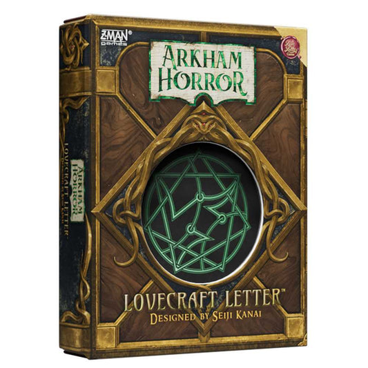 Arkham Horror Lovecraft Letter deduction card game box by Z-Man Games