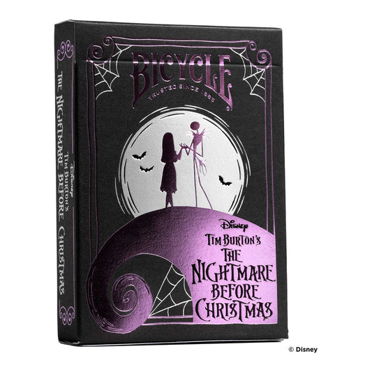 Bicycle Disney Nightmare Before Christmas playing cards deck box with Jack Skellington