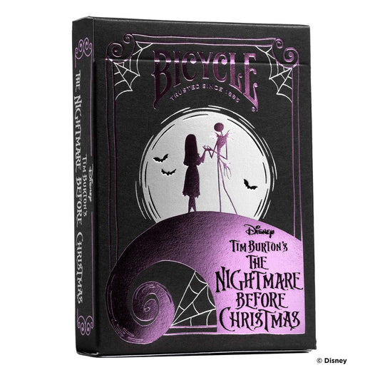 Bicycle Disney Nightmare Before Christmas playing cards deck box with Jack Skellington