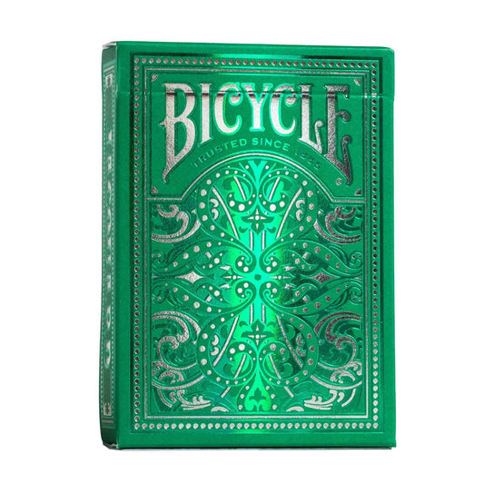 Bicycle Jacquard playing cards deck box with intricate woven textile pattern