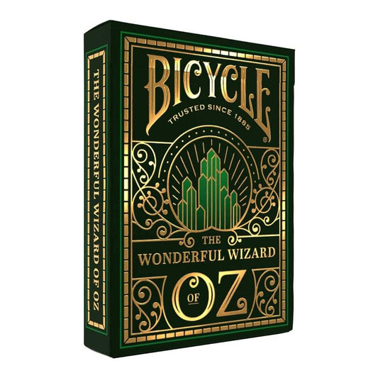 Bicycle Wizard of Oz playing cards deck box with yellow brick road artwork