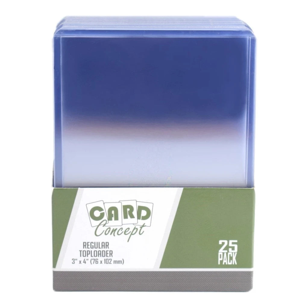 Card Concept toploaders, 25 pack of rigid trading card protectors