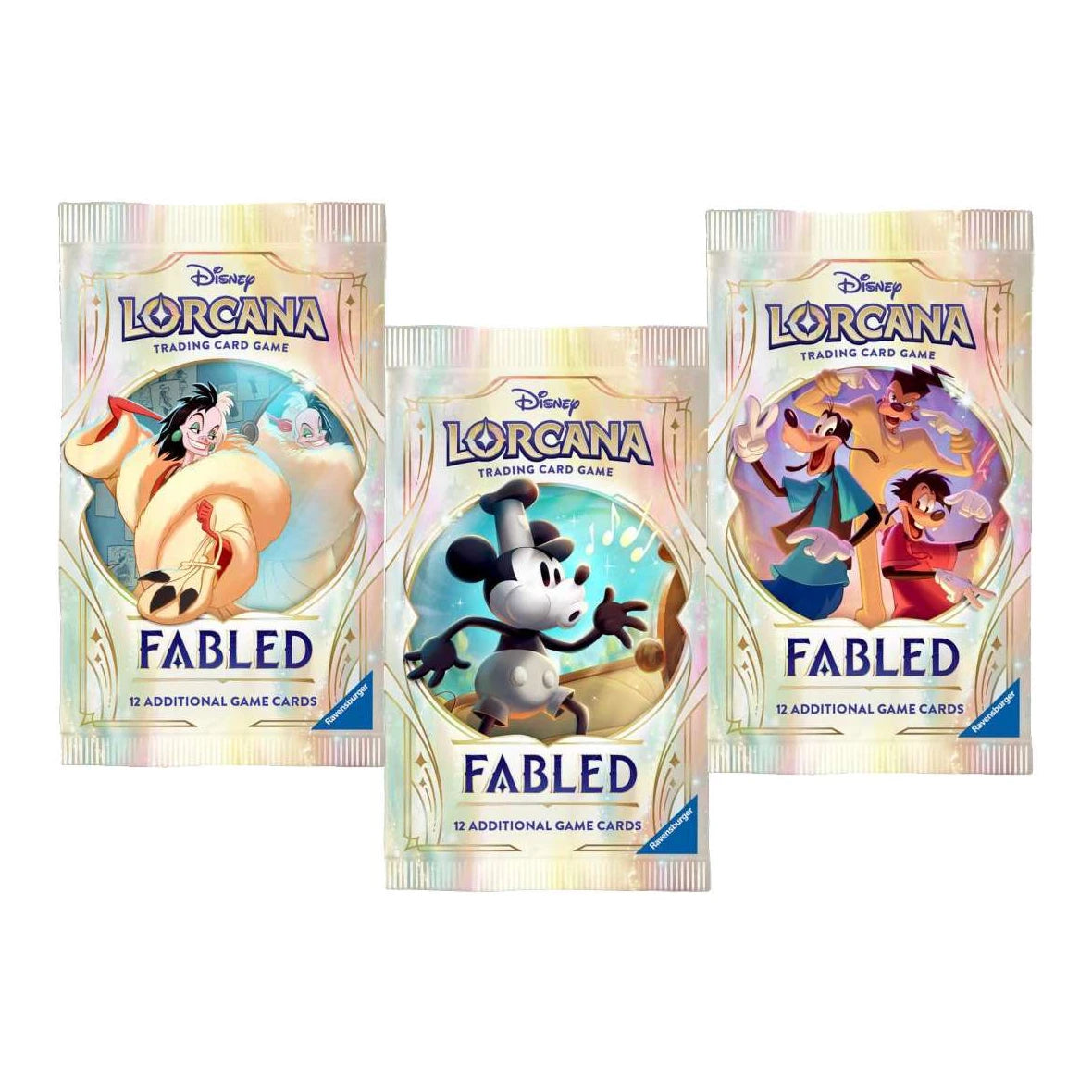 Disney Lorcana Fabled Set 9 booster packs
