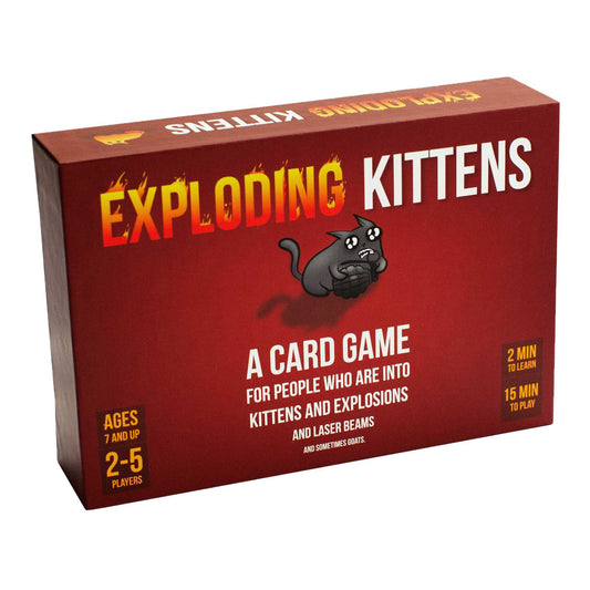 Exploding Kittens Original Edition party card game box