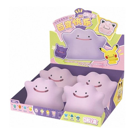 Funism Happy Ditto blind box (MX2309) display with Ditto-shaped cases