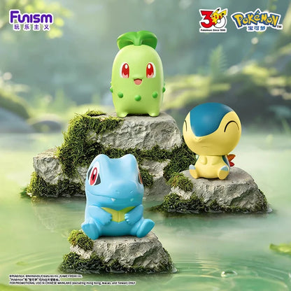 Funism Pokémon Palmsize Wonders First Partner blind box line-up of starter trios