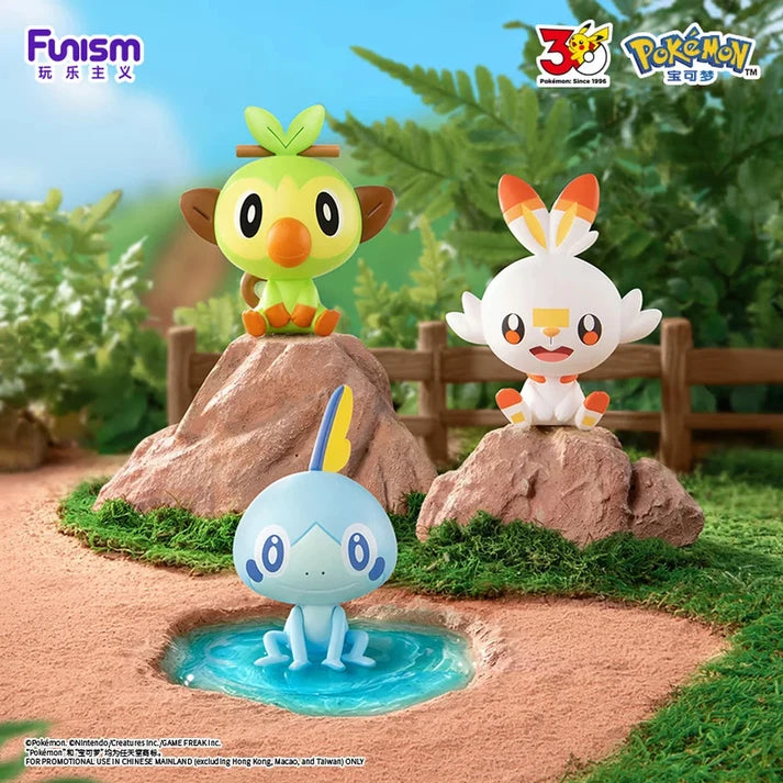 Funism Pokémon Palmsize Wonders First Partner 30th Anniversary blind box artwork