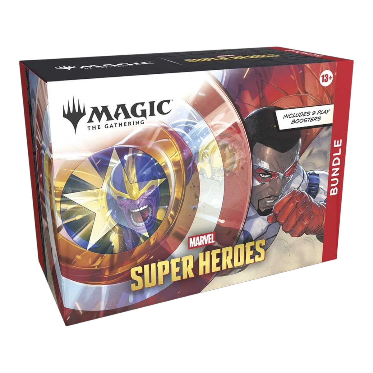Magic: The Gathering Marvel Super Heroes Bundle, sealed box front