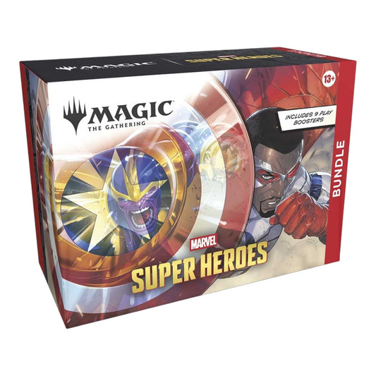 Magic: The Gathering Marvel Super Heroes Bundle, sealed box front