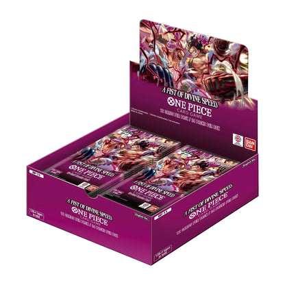 One Piece Card Game OP-11 A Fist of Divine Speed booster box, main product shot