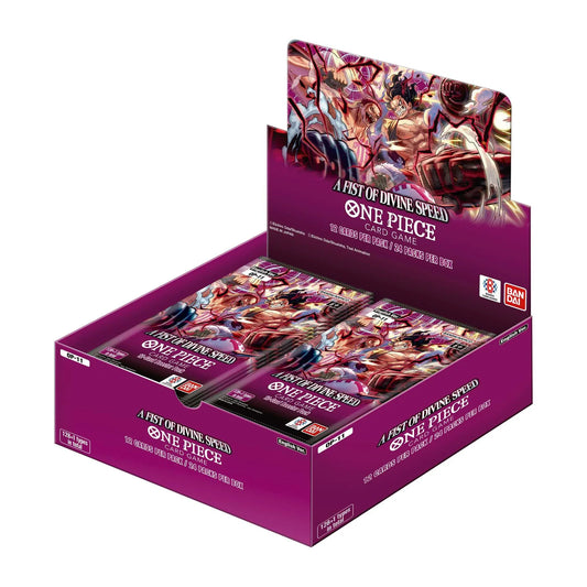 One Piece Card Game OP-11 A Fist of Divine Speed booster box, main product shot