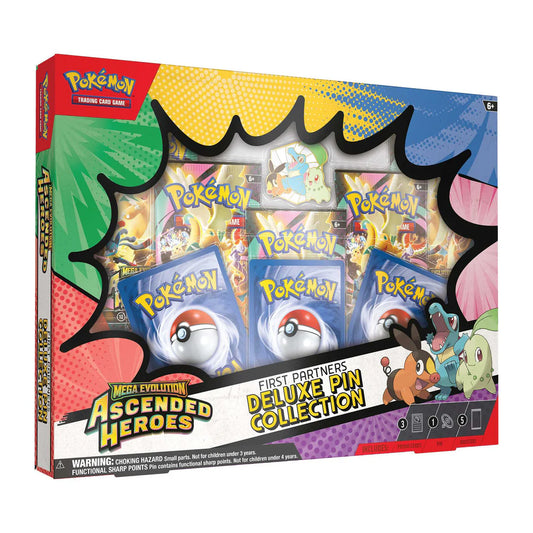 Pokémon TCG First Partners Deluxe Pin Collection box