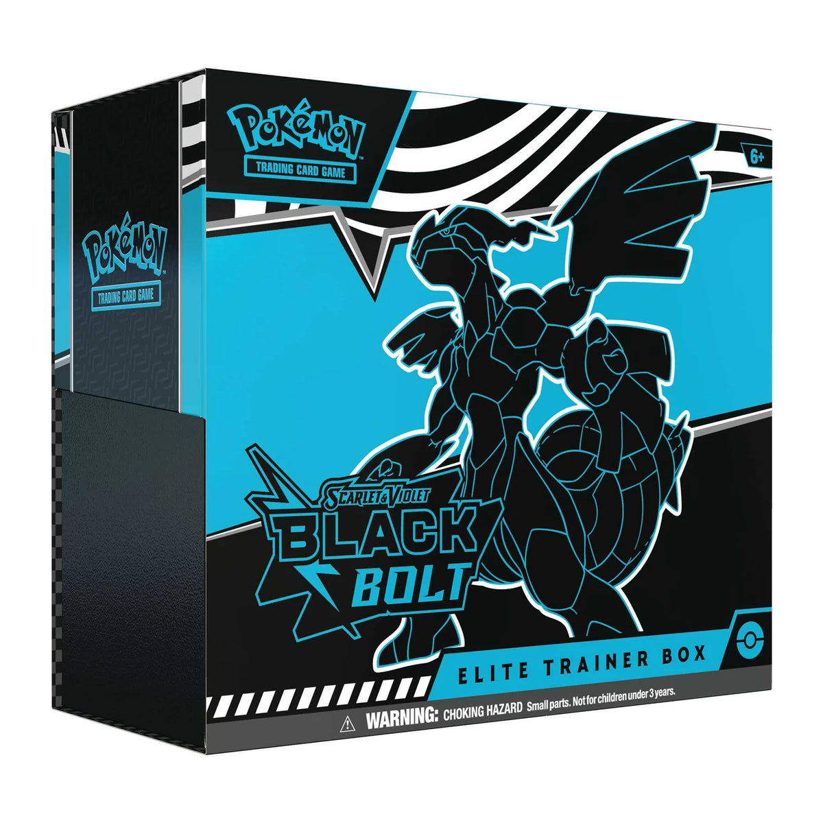 Pokémon TCG Black Bolt Elite Trainer Box with Zekrom, main product shot