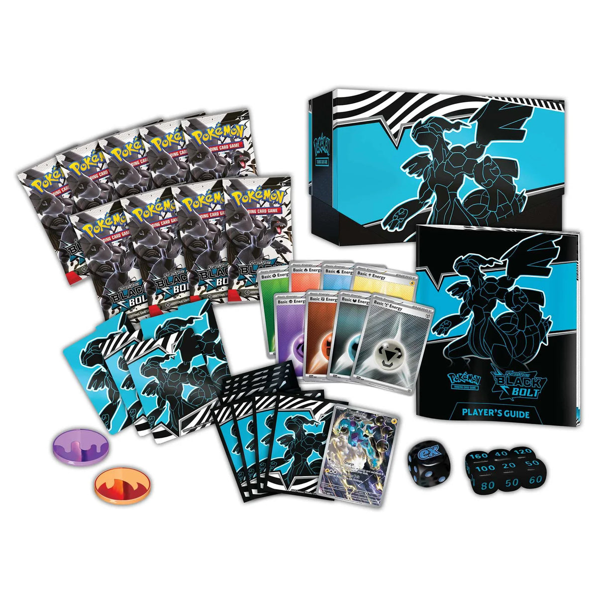 Pokémon TCG Black Bolt Zekrom Elite Trainer Box, additional view