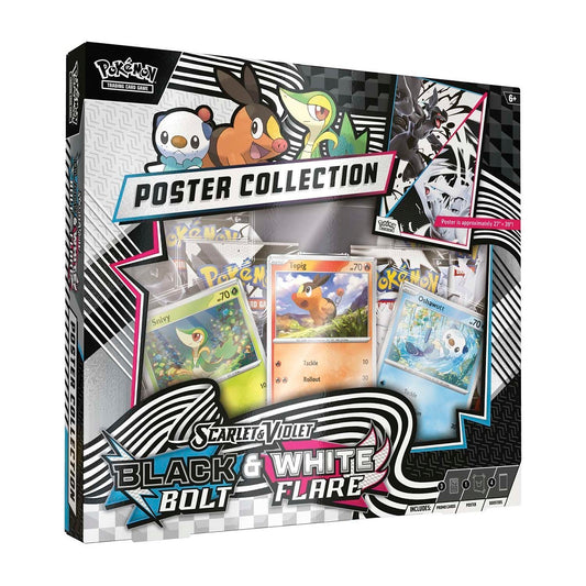 Pokémon TCG Black Bolt and White Flare Unova Poster Collection, main product shot