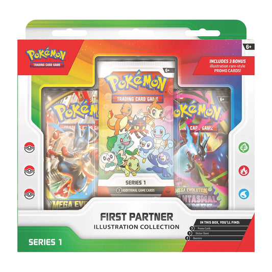 Pokémon TCG First Partner Illustration Collection Series 1, main product shot