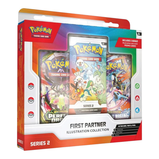 Pokémon TCG First Partner Illustration Collection Series 2 box, sealed box front