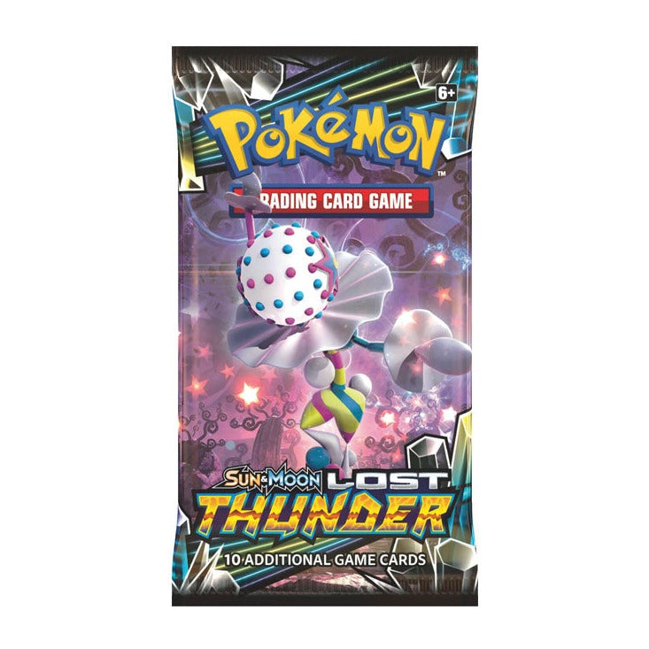 Pokémon Lost Thunder booster pack, Blacephalon wrapper artwork