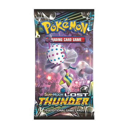 Pokémon Lost Thunder booster pack, Blacephalon wrapper artwork