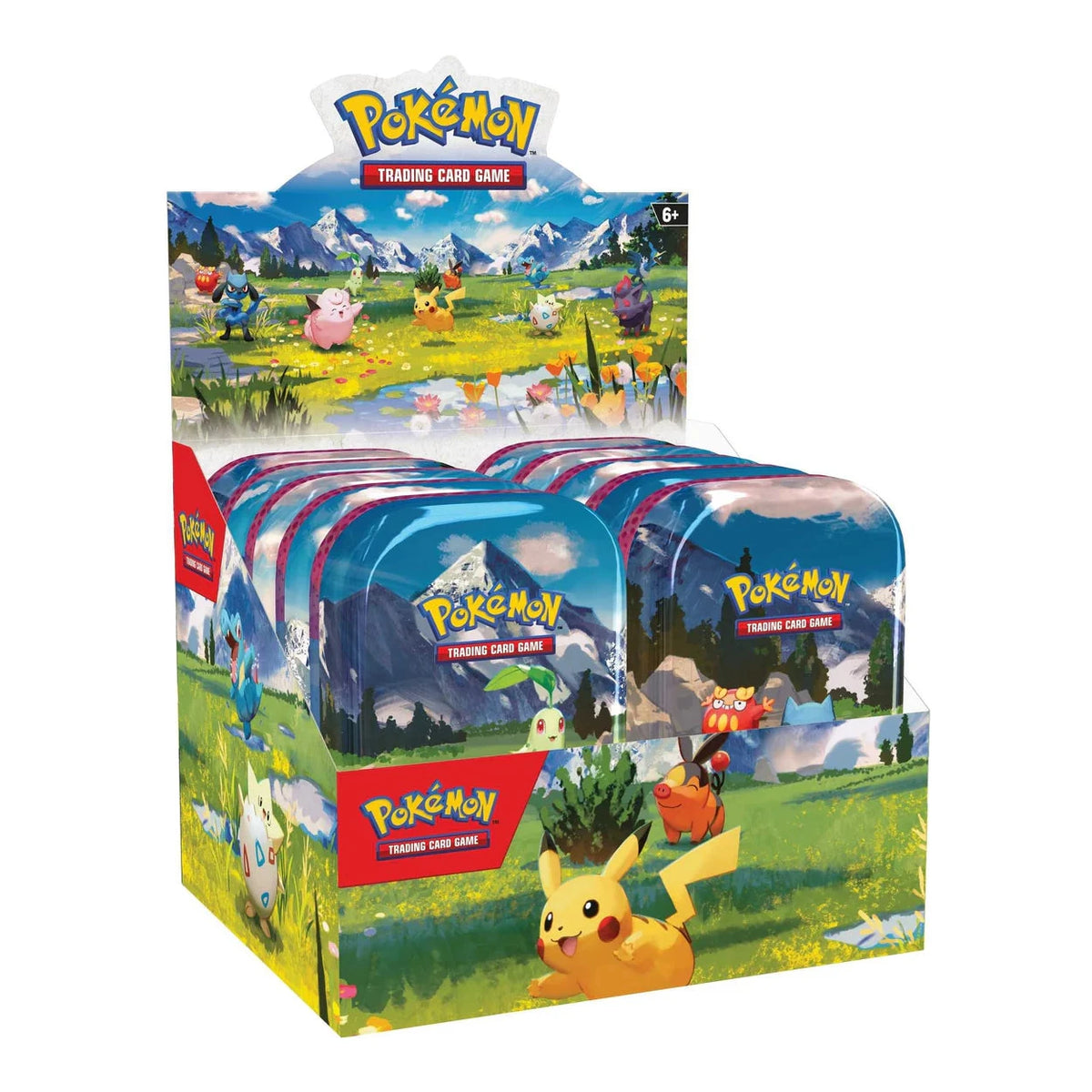 Pokémon TCG Mega Evolution Ascended Heroes mini tin, main product shot