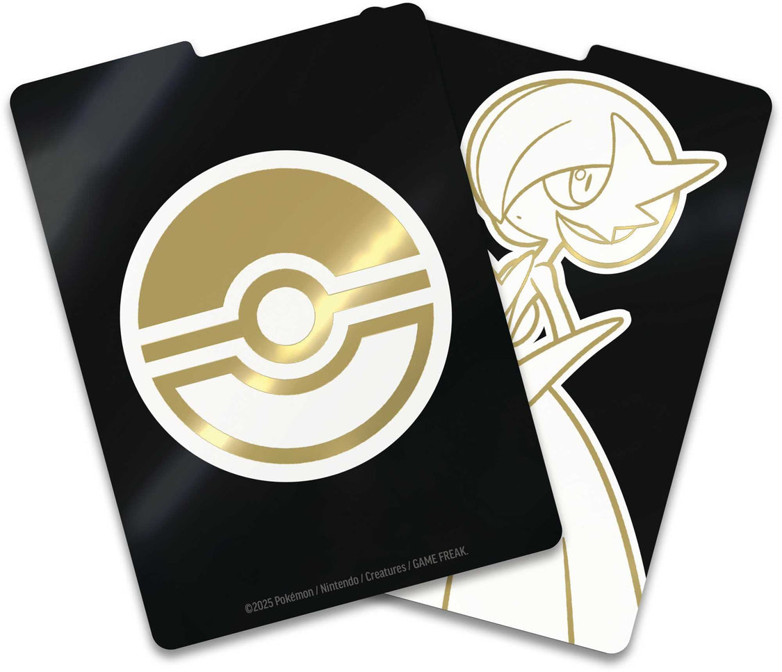 Pokémon TCG Mega Evolution Gardevoir Elite Trainer Box, close-up view