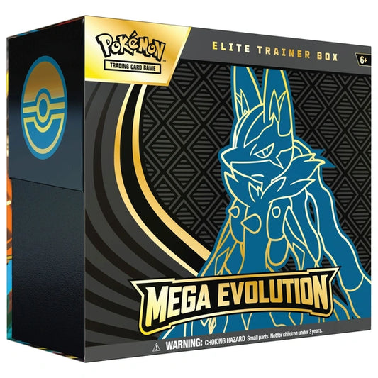Pokémon TCG Mega Evolution Elite Trainer Box, Lucario version, main product shot