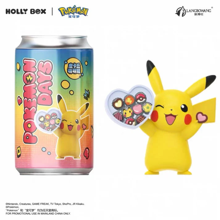 Pokémon Pikachu Picnic Figure Can, fourth product view