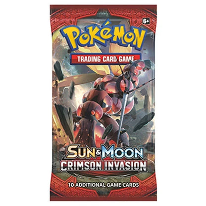 Pokémon Crimson Invasion booster pack, alternative wrapper artwork