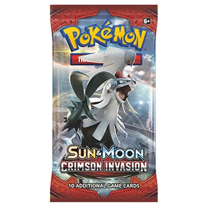 Pokémon Crimson Invasion booster pack, alternative wrapper artwork