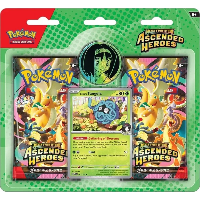 Pokémon TCG Mega Evolution Ascended Heroes 2-Pack Blister