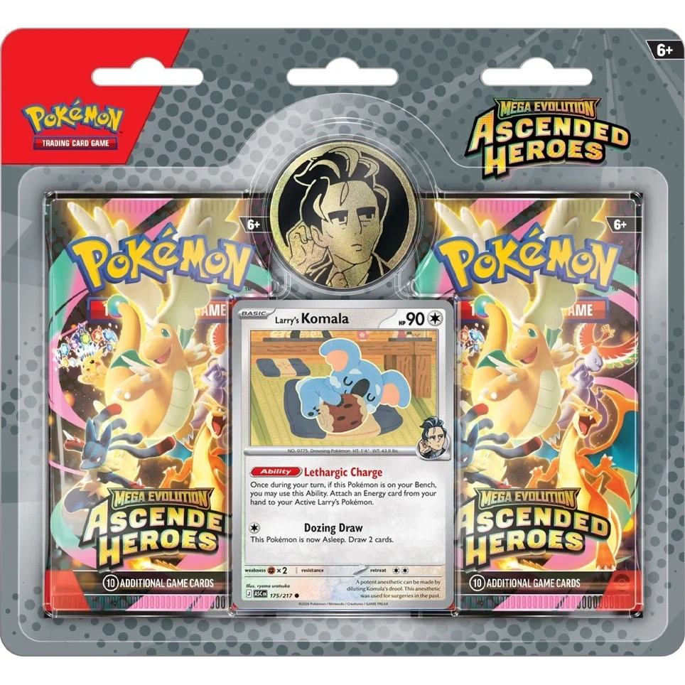Pokémon TCG Mega Evolution Ascended Heroes 2-Pack Blister