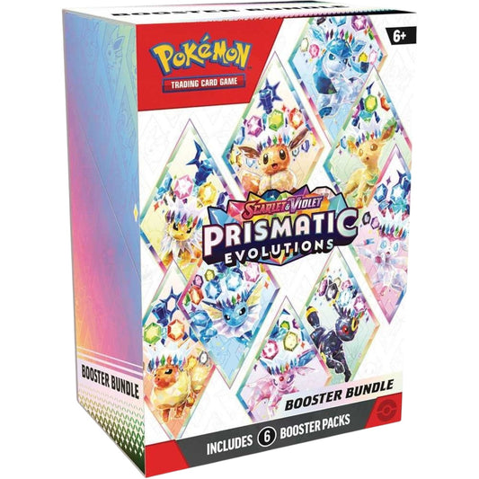 Pokémon TCG Prismatic Evolutions Booster Bundle, sealed bundle front