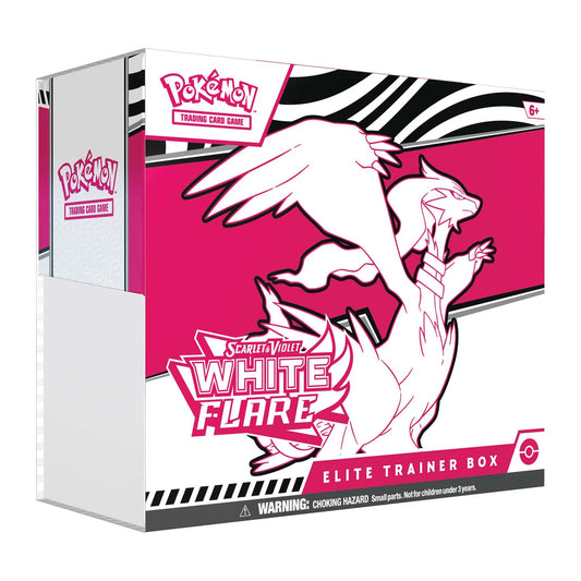 Pokémon TCG White Flare Elite Trainer Box with Reshiram, main product shot