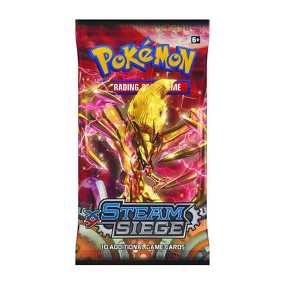 Pokémon XY Steam Siege booster pack, Yveltal BREAK wrapper artwork